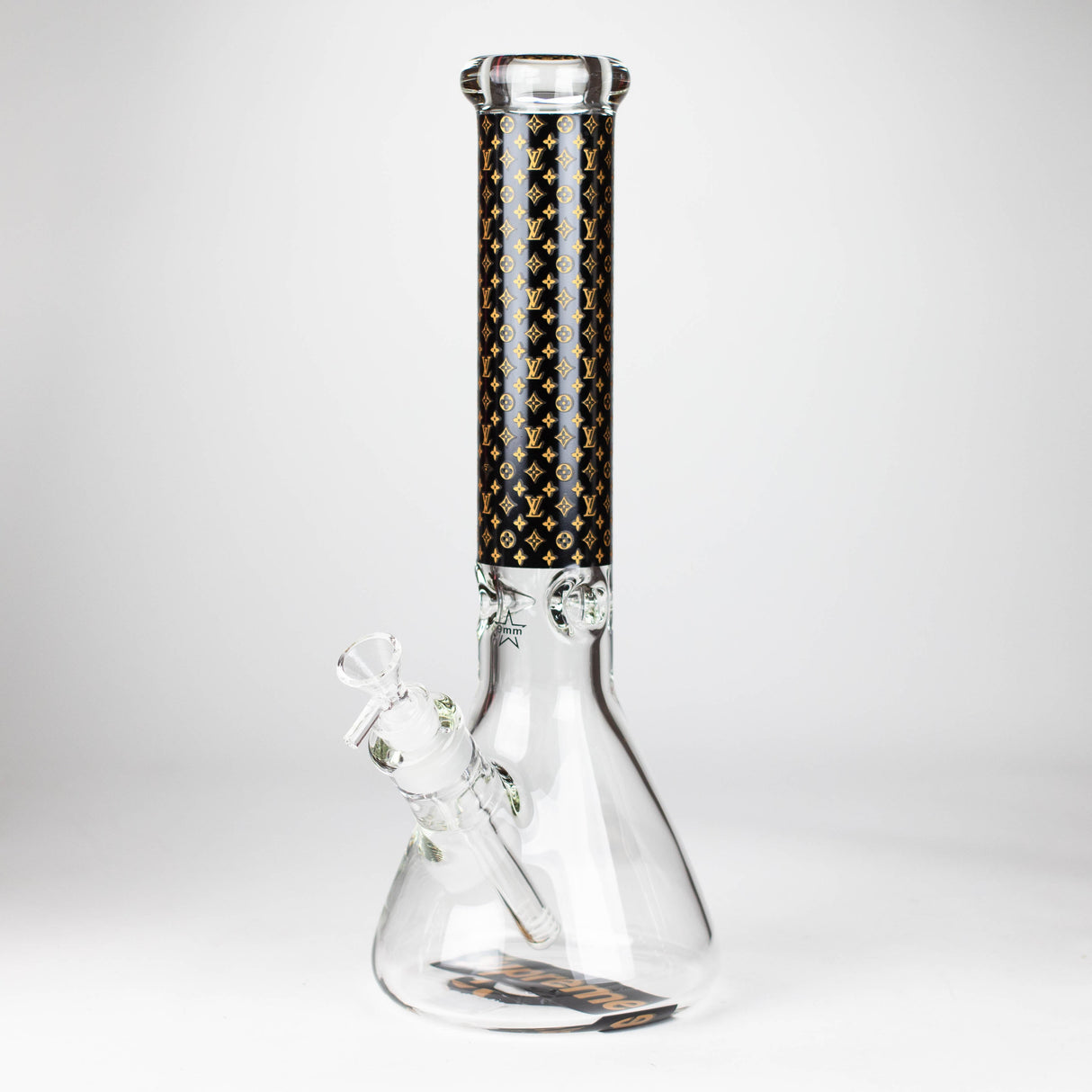 14" Luxury Pattern 9mm glass bong [PIP871] Glass Bong NIBO Distribution Design D