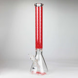 20" Luxury Pattern 9mm glass bong [PIP872]