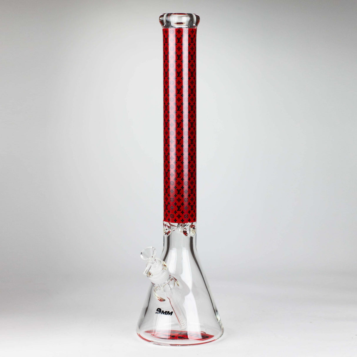 20" Luxury Pattern 9mm glass bong [PIP872]