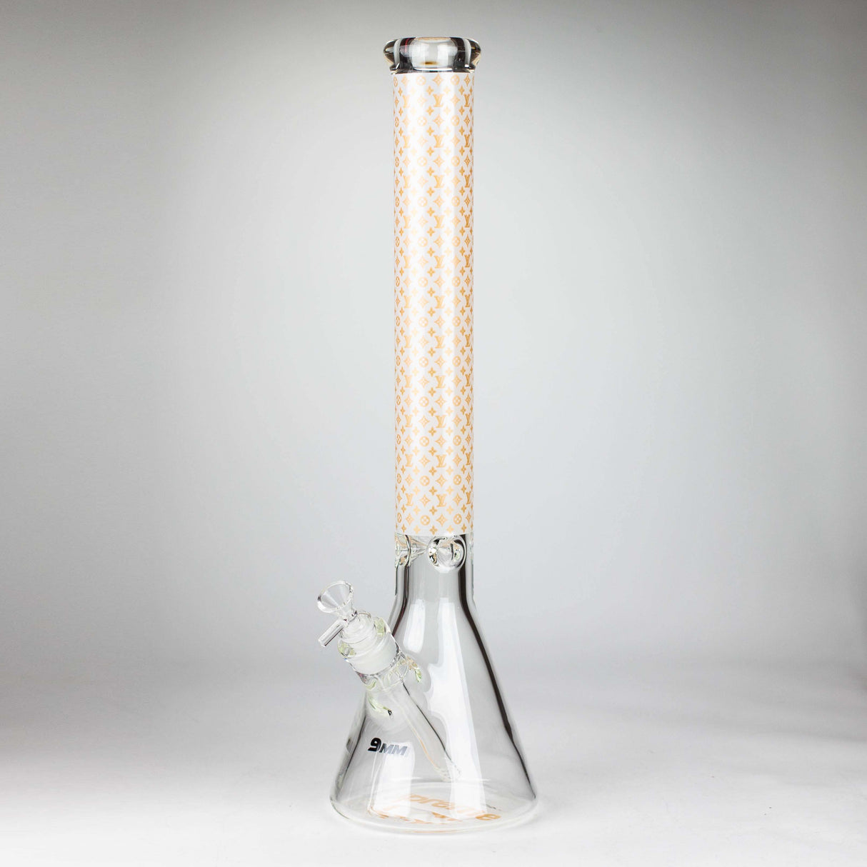 20" Luxury Pattern 9mm glass bong [PIP872]