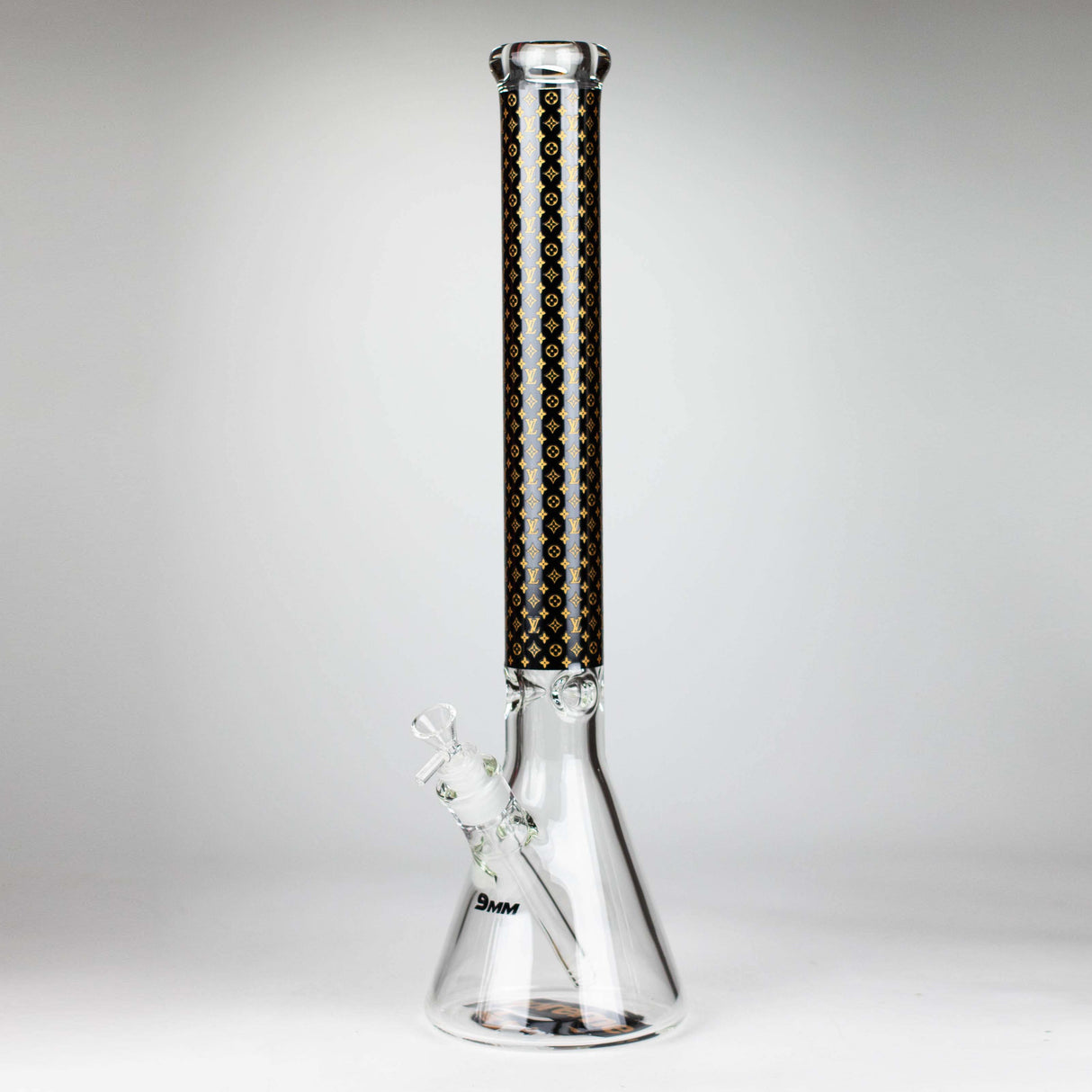 20" Luxury Pattern 9mm glass bong [PIP872]