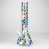 14" Hash King Lion Glow 9mm glass bong [PIP867]