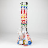 14" Hash King Lion Glow 9mm glass bong [PIP867]