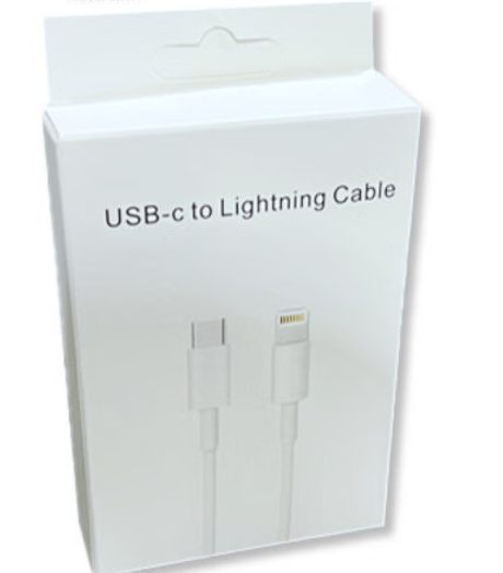 Lightning or Type C Phone Charger Cable Charging Cable · Accessory NIBO Distribution 6 ft Lightning to Type-C