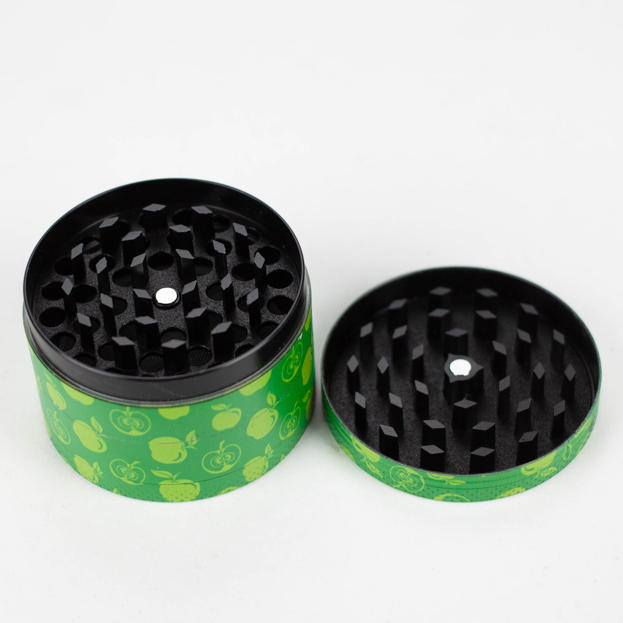 2.5" Metal Grinder 4 Layers with Fruit Design Box of 6 [GZ461]