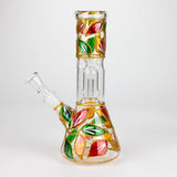 8" Handcrafted Single Dome Percolator Ice Bong-Assorted