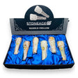 StoneAge | 4" Handmade Jumbo Tobacco Smoking Chillums, Includes Display Box - Pack of 6 Quartz · Stone Pipe NicePrice