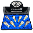 StoneAge | 3" Handmade Mini Tobacco Smoking Pipes, Includes Display Box - Pack of 8 Quartz · Stone Pipe NicePrice