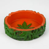 Green Leaf Resin Ashtray [RT-42]