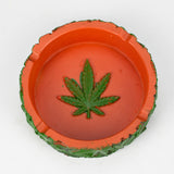 Green Leaf Resin Ashtray [RT-42]