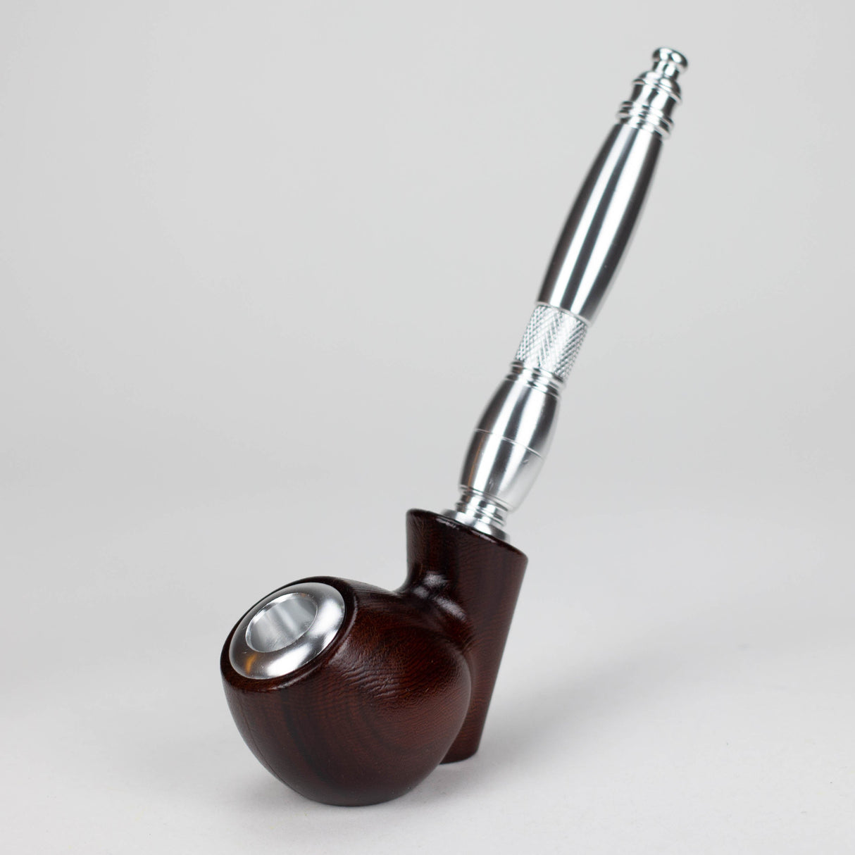 8" Aluminum Tobacco Pipe with Screens