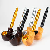 8" Aluminum Tobacco Pipe with Screens