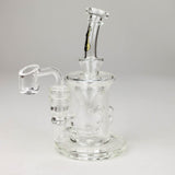 Genie | 6" recycled bubbler with a banger