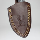 TheBoneEdge | 8.5" Skinner Stainless Steel Full tang Hunting Knife with Leather Sheath [9044] Fixed Blade Knife Canadian Distributor