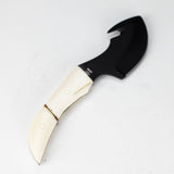 TheBoneEdge | 8.5" Skinner Stainless Steel Full tang Hunting Knife with Leather Sheath [9044] Fixed Blade Knife Canadian Distributor