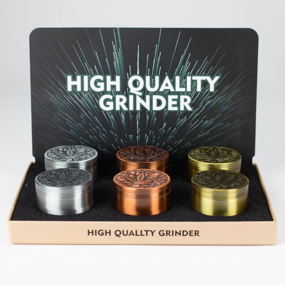 2" Metal Grinder 4 Layers Box of 6 [G408]