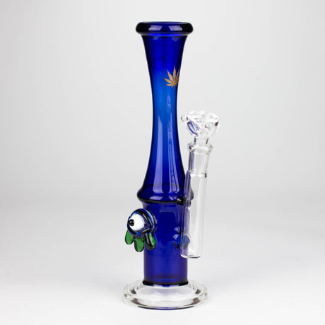 10" Color tube glass bong with eye