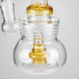 6" Swirl glass bong with water diffuser