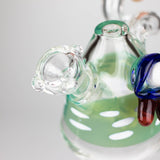 4" Cone bubbler with eye decoration-Assorted