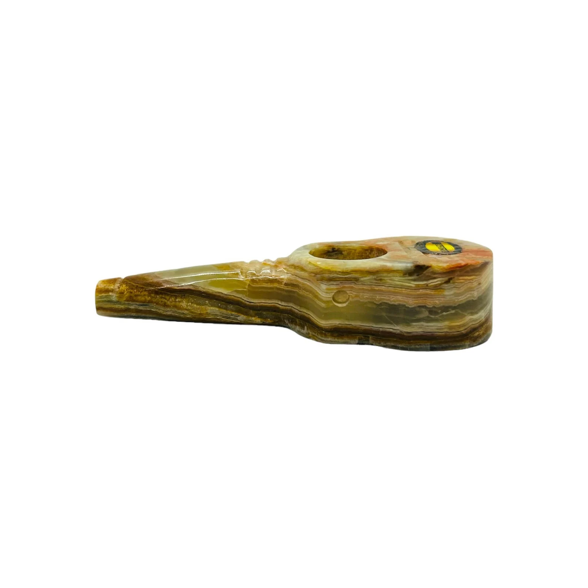 StoneAge | 4" Handmade Jumbo Tobacco Smoking Pipes - Model: Guitar, Includes Display Box - Pack of 6 Quartz · Stone Pipe NicePrice