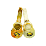StoneAge | 4" Handmade Jumbo Tobacco Smoking Pipes - Model: Guitar, Includes Display Box - Pack of 6 Quartz · Stone Pipe NicePrice
