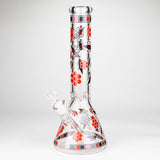 14" 7mm Honey Design Beaker