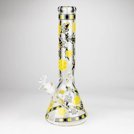 14" 7mm Honey Design Beaker