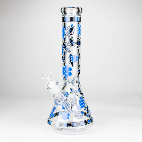 14" 7mm Honey Design Beaker