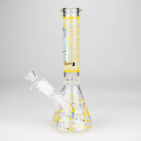 9"  Glow In The Dark 4mm glass bong [S60]