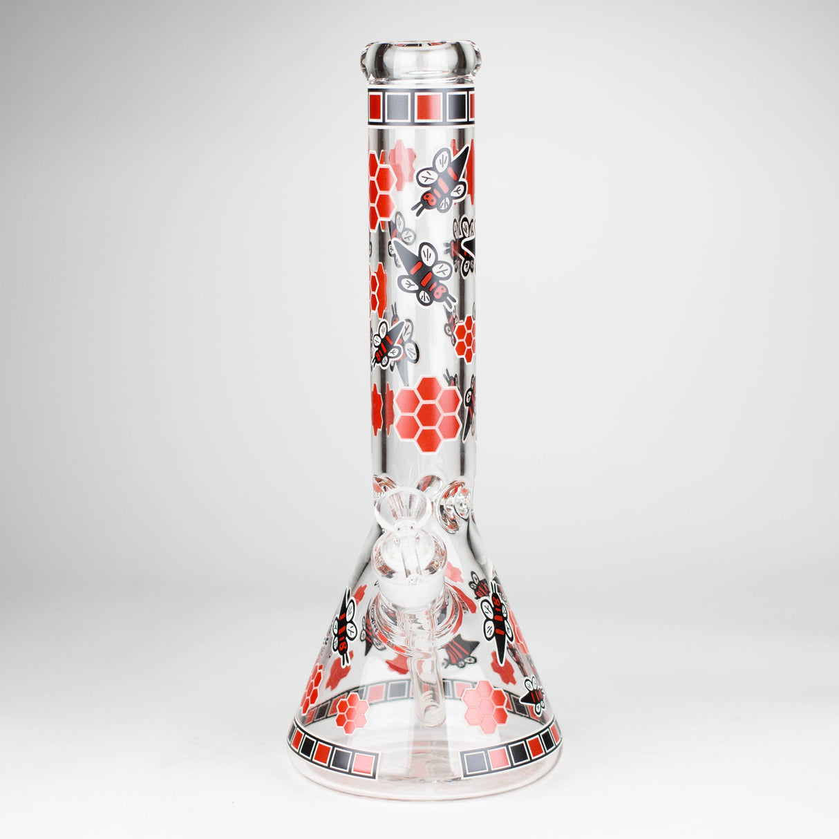 14" 7mm Honey Design Beaker