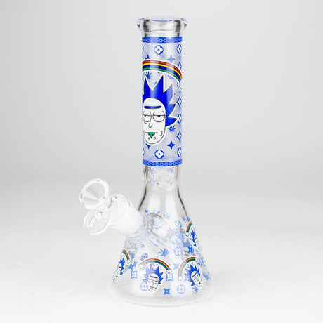 9"  Glow In The Dark 4mm glass bong [S60]