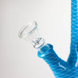 8" web designed assorted color beaker glass bong Glass Bong Bongzie Smokes
