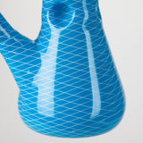 8" web designed assorted color beaker glass bong Glass Bong Bongzie Smokes