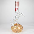 Xtreme | 12" Zig Zag glass water bong [AK822] Glass Bong Canadian Distributor