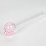 5.5" GLASS Skull oil burnerpipe [AC238-S]