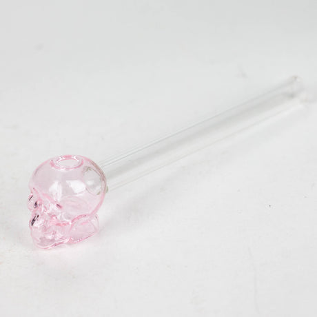 5.5" GLASS Skull oil burnerpipe [AC238-S]