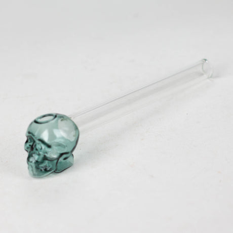 5.5" GLASS Skull oil burnerpipe [AC238-S]