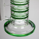 AQUA | 21 " 2-in-1 Multi level honeycomb diffuser glass bong [AQUA019]