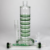 AQUA | 21 " 2-in-1 Multi level honeycomb diffuser glass bong [AQUA019]