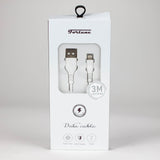 Fortune | Lightning & Type C Phone Charger Cable Charging Cable · Accessory Fortune 3m / Lightning to USB
