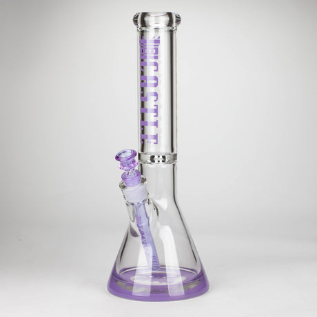 Castle Glassworks | 14" Color Logo Beaker Bong [C-005]