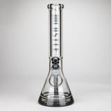 Castle Glassworks | 14" Color Logo Beaker Bong [C-005]