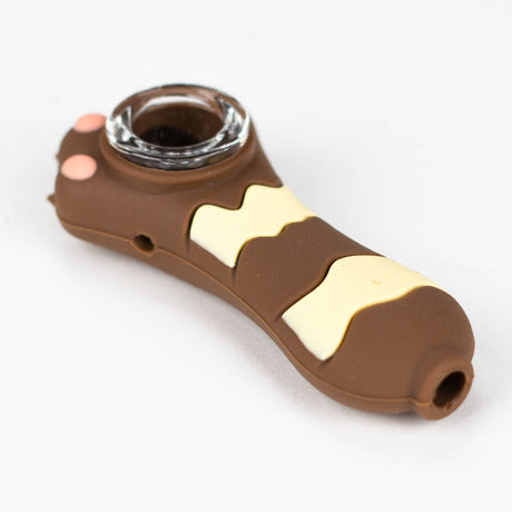 3.2" Silicone cat paw hand pipe