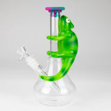 8.5" chameleon glass beaker water pipe