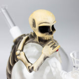 5.8" Resin Skull man Water pipe