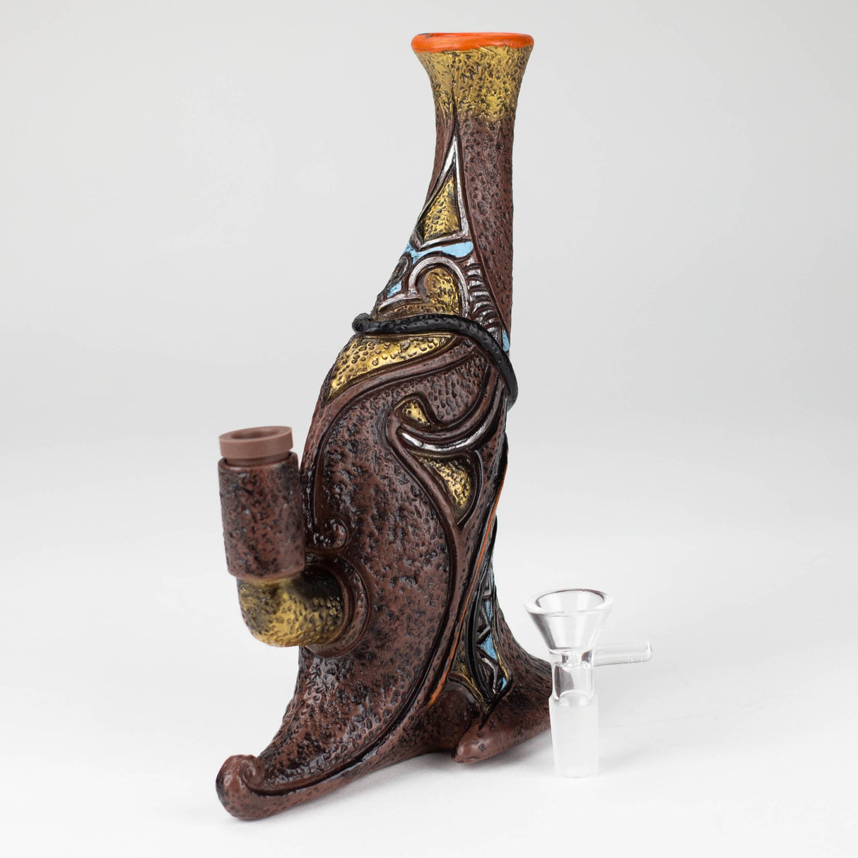 7.8“ Vinyl indian elements water pipe