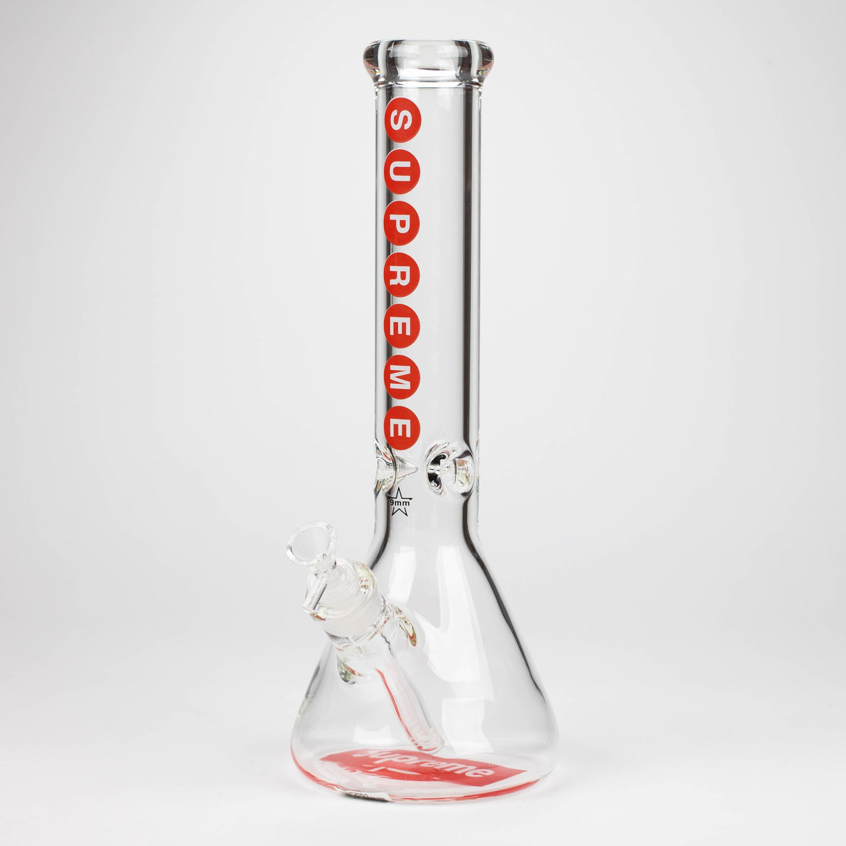 14" Brand 9mm glass water bong [NP2001]