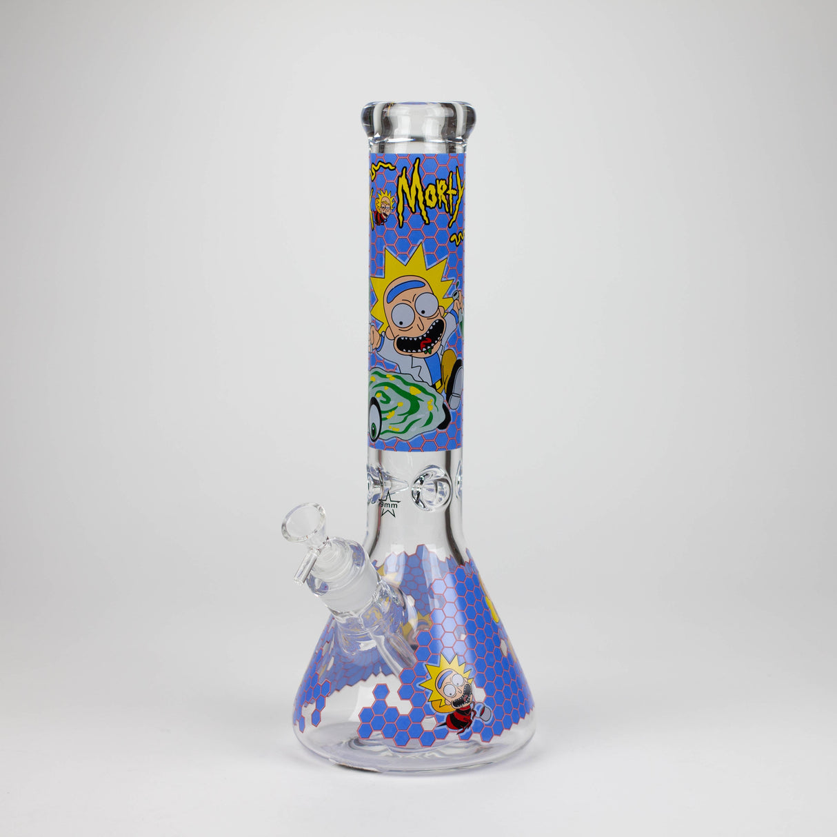 14" RM Cartoon 9mm glass water bong [GBT2118]