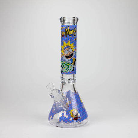 14" RM Cartoon 9mm glass water bong [GBT2118]