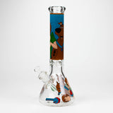 14" SD Cartoon 9mm glass water bong [GBT2112]